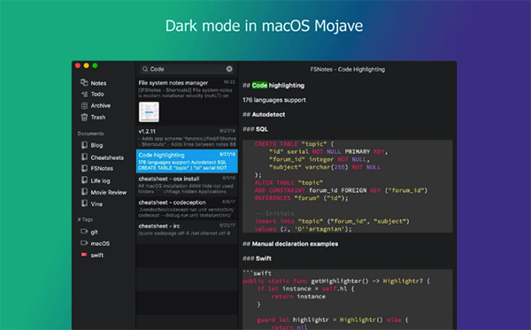 FSNotes Mac版