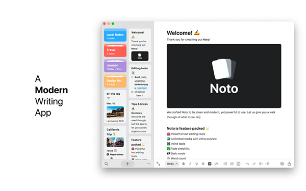 Noto笔记for Mac-Noto笔记Mac版下载 V1.2.1