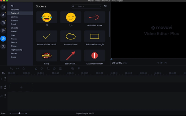 Movavi Video Editor Plus 2020 Mac版