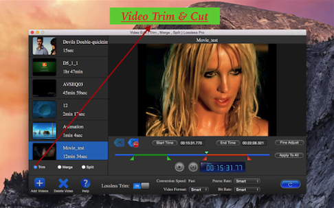Video Edit Lossless Lite Mac版-Video Edit Lossless Lite for Mac下载 V3.2.8