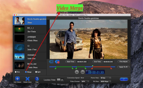 Video Edit Lossless Lite Mac版
