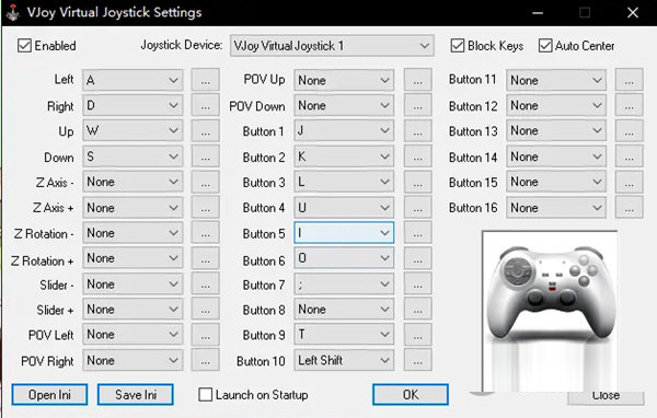 vjoy device