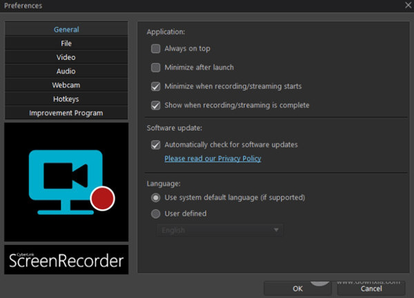CyberLink Screen Recorder Deluxe1