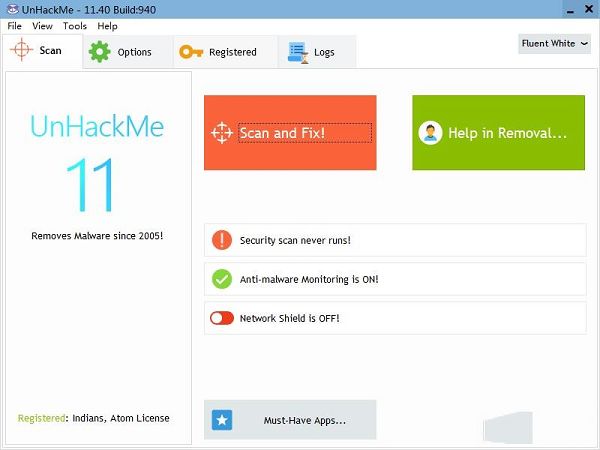 UnHackMe(木马灭杀)中文便携版下载-UnHackMev11.40.940中文便携版