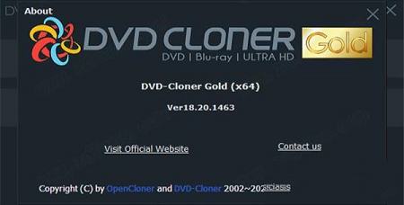 -DVD-Cloner Gold 2021v18.20.1463破解版