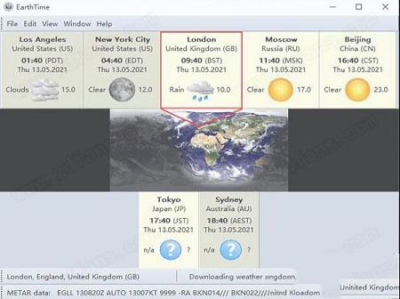 DeskSoft EarthTime软件下载-DeskSoft EarthTimev6.10.7中文破解版
