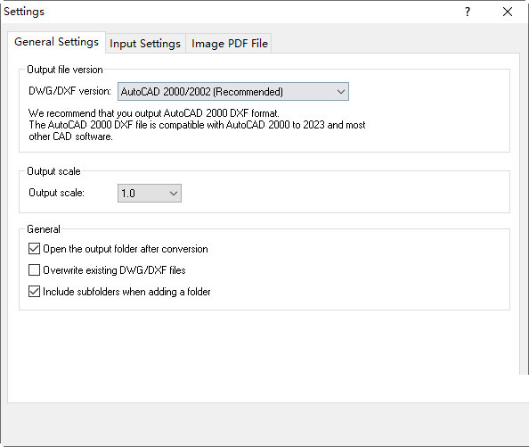 Aide PDF to DWG Converter2023