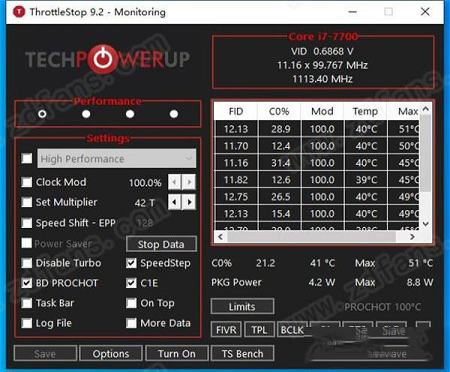 -ThrottleStopv9.2.2官方版