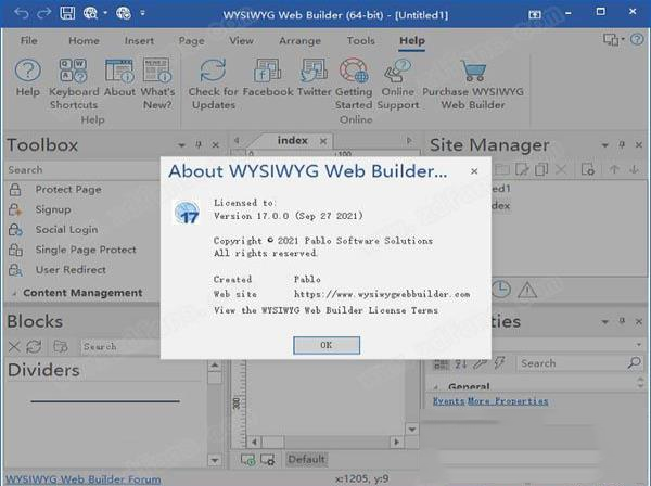 -WYSIWYG Web Builder 17中文破解版