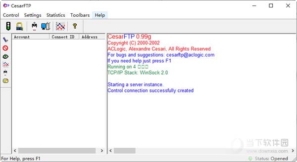 CesarFTP下载-CesarFTP(免费FTP服务器) V0.99g 官方版