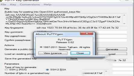 -puttygen密钥生成工具v0.68免费版(附使用说明)