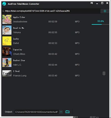 音乐转换器下载-AudFree Tidal Music Converterv1.6.0破解版