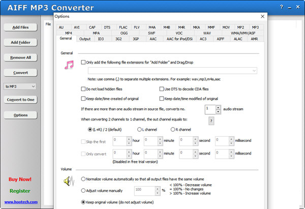 AIFF MP3 Converter