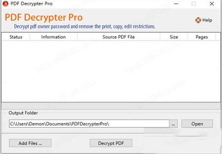 PDF Decrypter Pro破解版