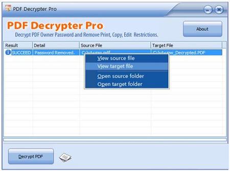 PDF解密软件下载-PDF Decrypter Prov4.5.0破解版