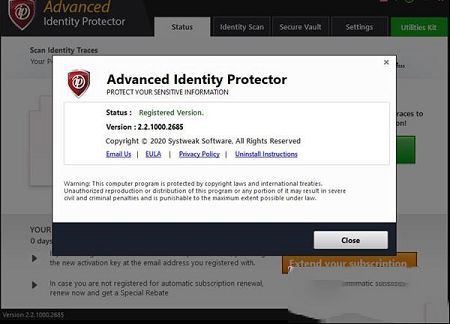 数据保护软件下载-Advanced Identity Protectorv2.1.1000.2685破解版
