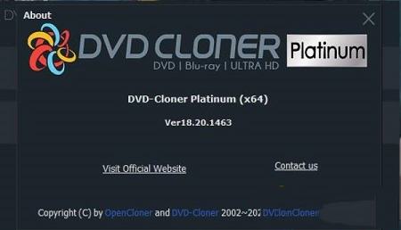 -DVD-Cloner Platinum 2021v18.20.1463破解版