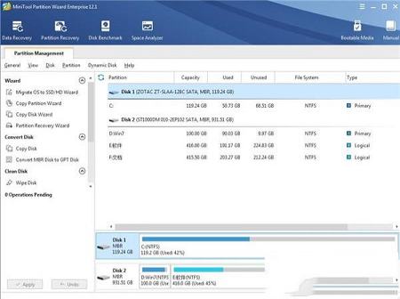 MiniTool Partition Wizard Enterprise