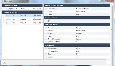 -Diskovery(硬盘数据存储检测)v1.0绿色版