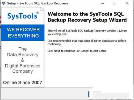 -SysTools SQL Backup Recovery 11v11.0破解版