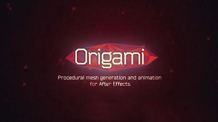 MG折纸网格动画脚本下载-MG折纸网格动画脚本Aescripts Origamitv1.2.1 win/mac+使用教程(AE脚本)