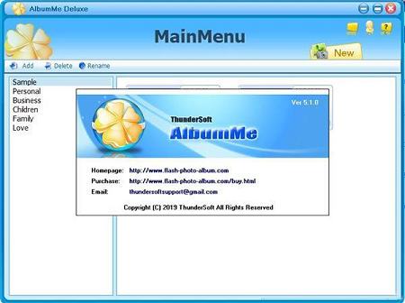 flash幻灯片电子相册制作工下载-ThunderSoft AlbumMe Deluxev5.1.0破解版(附破解补丁和教程)