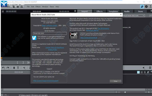 MAGIX Movie Studio 2022中文免费下载-MAGIX Movie Studio 2022破解版 v21.0.2.13 附教程