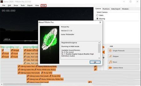 FWsim Pro 2021破解版下载-FWsim Pro 2021(烟花仿真制作工具)v3.1.1.6破解版(含破解补丁)