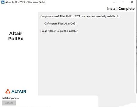 Altair PollEx2021完美激活码下载-Altair PollEx 2021破解补丁