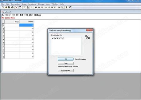 modbus poll中文破解版下载-Modbus Pollv6.3.1破解版(附安装教程+注册码)