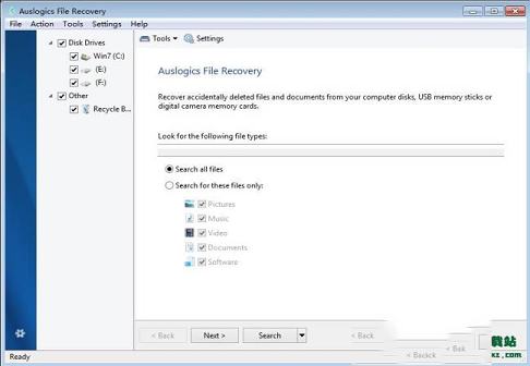 Auslogics File Recovery绿色版