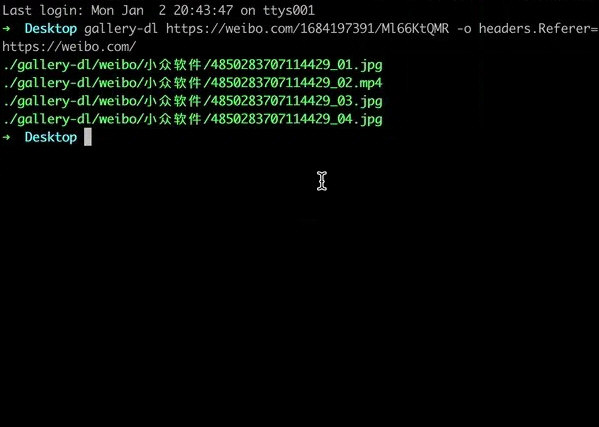 dl图片批量下载工具下载-gallery dl图片批量下载工具 V1.24.2 命令行版