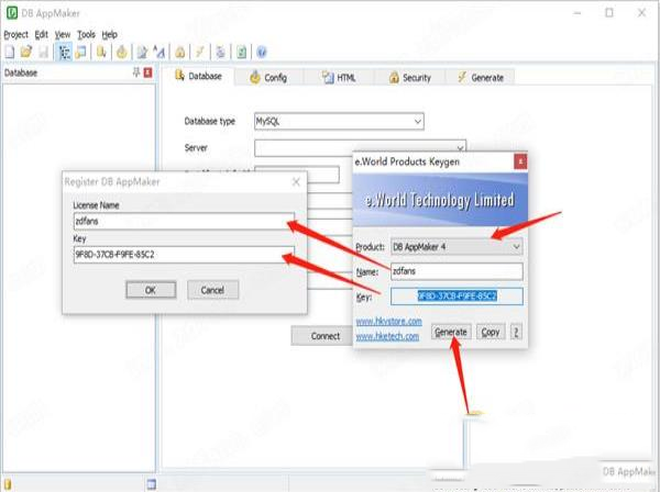 -e-World Tech DB AppMakerv4.0.1破解版