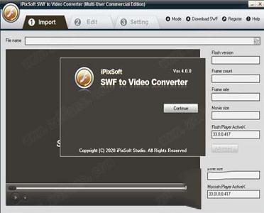 iPixSoft SWF to MOV Converter激活免费版-iPixSoft SWF to MOV Converterv4.5.0中文破解版