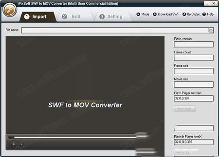 iPixSoft SWF to MOV Converter激活免费版-iPixSoft SWF to MOV Converterv4.5.0中文破解版