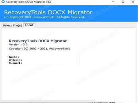 RecoveryTools 下载-RecoveryTools DOCX Migratorv3.2.0中文破解版