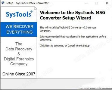 SysTools MSG Converte下载-SysTools MSG Converter 7中文破解版