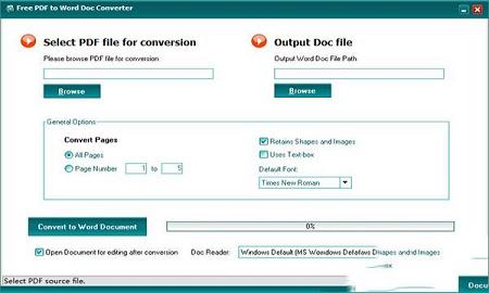 PDF to Word Doc Converter