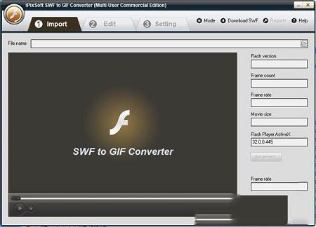iPixSoft SWF to GIF Converter 4下载-iPixSoft SWF to GIF Converter 4v4.3.1破解版