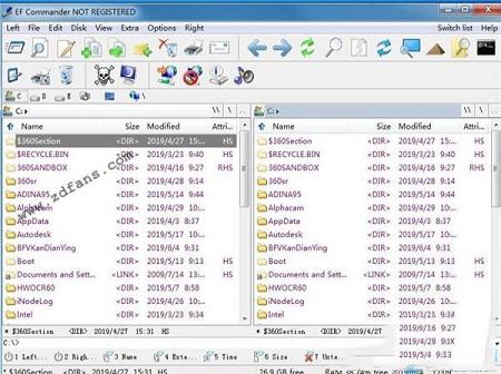 -EF Commander(文件管理器)v19.04中文绿色注册版