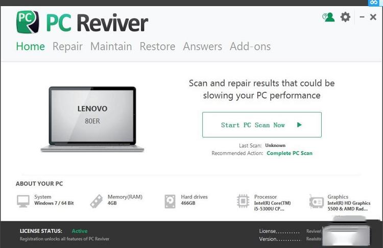 ReviverSoft PC Reviver绿色破解版