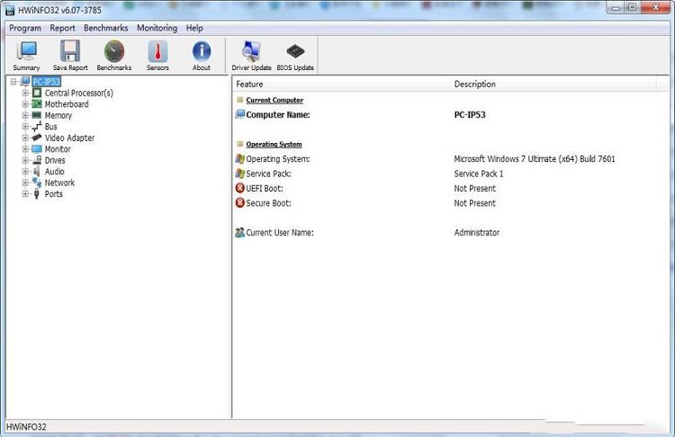 -HWiNFO32v6.0.7-3785绿色便携版