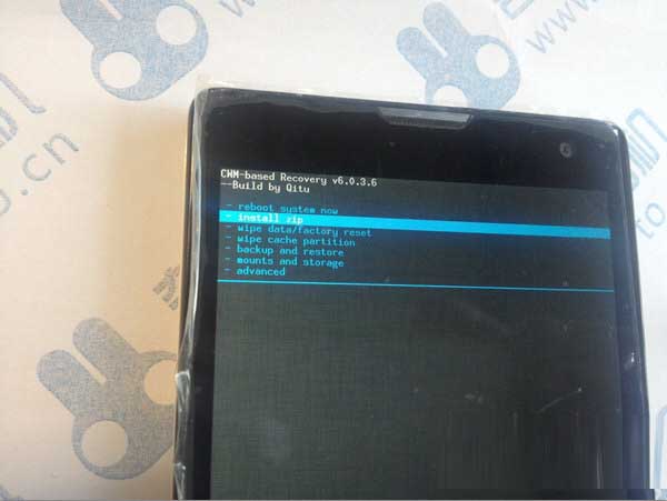 选择install zip，开始刷包