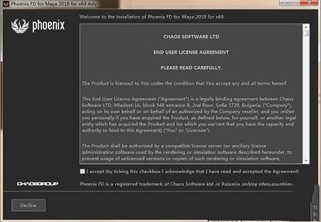 流体动力学模拟器下载-Phoenix FD for maya2018v3.11