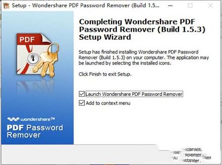 pdf密码移除器下载-Wondershare PDF Password Removerv1.5.3破解版