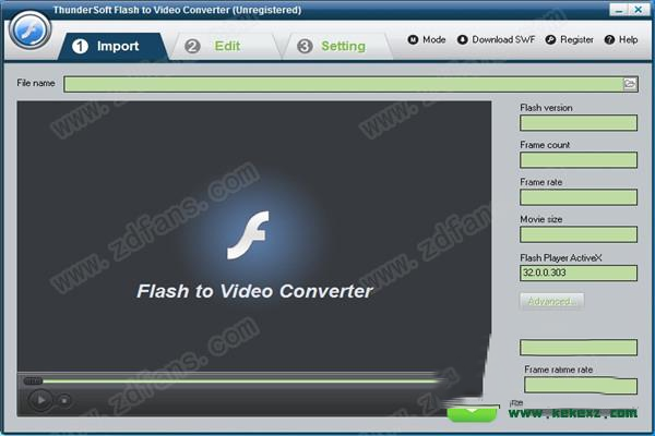 ThunderSoft Flash to Video Converter