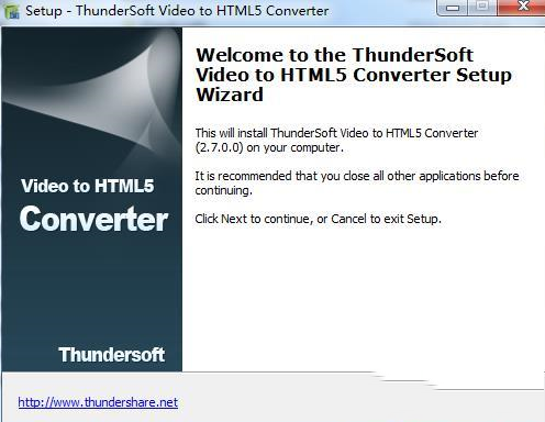 HTML5之间的转换器下载-ThunderSoft Video to HTML5 Converterv2.7.0破解版(附破解补丁和教程)