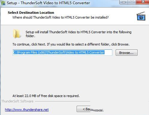 HTML5之间的转换器下载-ThunderSoft Video to HTML5 Converterv2.7.0破解版(附破解补丁和教程)