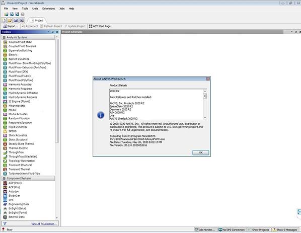ANSYS Products 2020破解版-ANSYS Products 2020 R2免费版下载 附安装教程