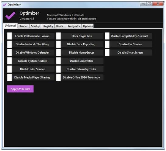 -Optimizer(系统优化清理工具)下载 v14.8官方版
